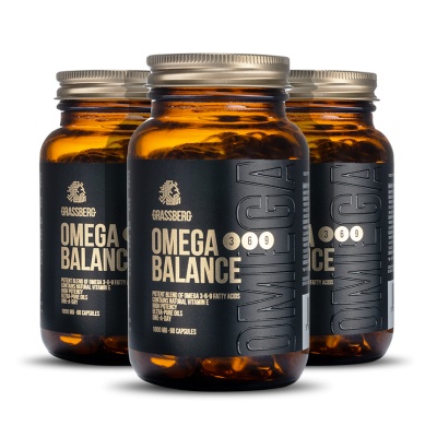  Grassberg Omega 3-6-9 Balance  1000 mg 90 