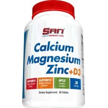  SAN Calcium Magnesium Zinc+D3 90 